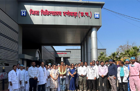 दंतेवाड़ा जिला चिकित्सालय ने राष्ट्रीय पटल स्थापित की अपनी पहचान
