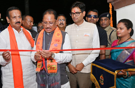 मुख्यमंत्री ने सुशासन तिहार के दौरान रायगढ़ में एफएसएल लैब का किया शुभारंभ