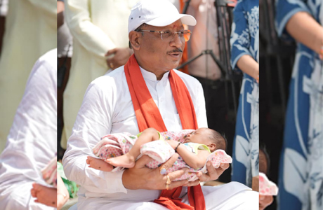 मुख्यमंत्री ने शिशु को दिया “रविशंकर” नाम, खुशियों से गूंज उठा घर-आंगन