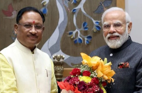 प्रधानमंत्री मोदी के 12 साल, मुख्ममंत्री साय ने दी बधाई व शुभकामनाएं