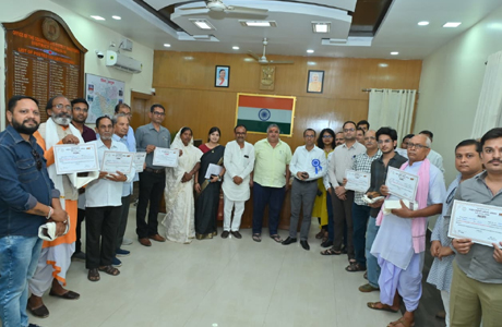 ज्ञानभारतम पांडुलिपि सर्वेक्षण : संस्कृति मंत्री ने पांडुलिपि संरक्षकों का किया सम्मान