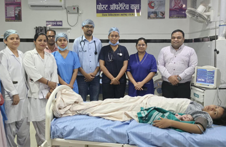सारंगढ़ जिला अस्पताल में एक जून को हुई पहली सिजेरियन डिलीवरी