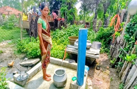 पानी के लिए लाइन लगाने का झंझट खत्म, 109 परिवारों के घर लगा नल