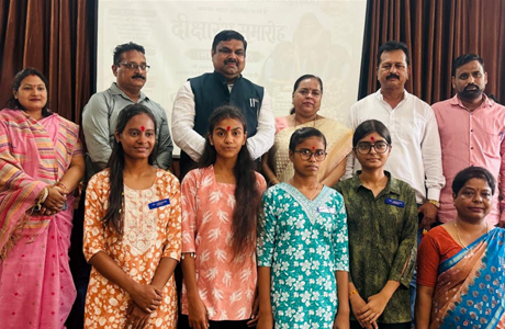 कन्या महाविद्यालय में राष्ट्रीय शिक्षा नीति 2020 के तहत दीक्षारंभ समारोह