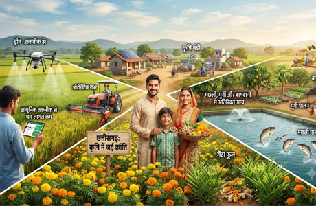 आधुनिक और नगदी फसलों ने बदली छत्तीसगढ़ के किसानों की तकदीर