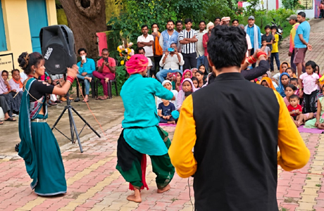 नमो सेवा गाथा के तहत नुक्कड़ नाटकों से दिया जनजागरूकता का संदेश