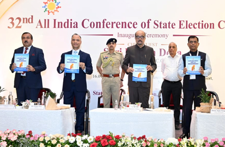 निर्वाचन आयुक्तों के 32वें अखिल भारतीय सम्मेलन का राज्यपाल ने किया शुभारंभ
