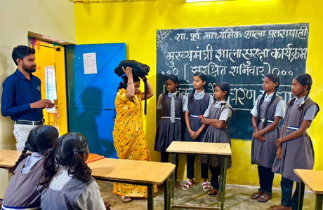 सूरजपुर में स्कूली बच्चों को आपदा से बचाव का प्रशिक्षण