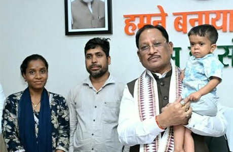 मुख्यमंत्री साय की पहल से 10 वर्षीय रिमोन के परिवार में जगी नई उम्मीद