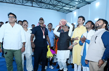 मल्टीपरपज इंडोर बास्केटबॉल स्टेडियम से निखरेगी खिलाड़ियों की प्रतिभा - साय
